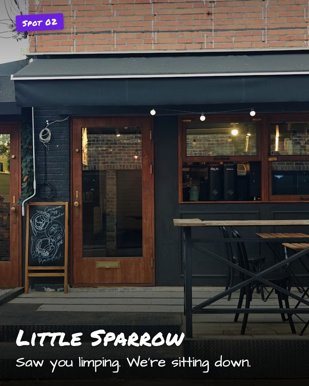 Little Sparrow outdoor table setting