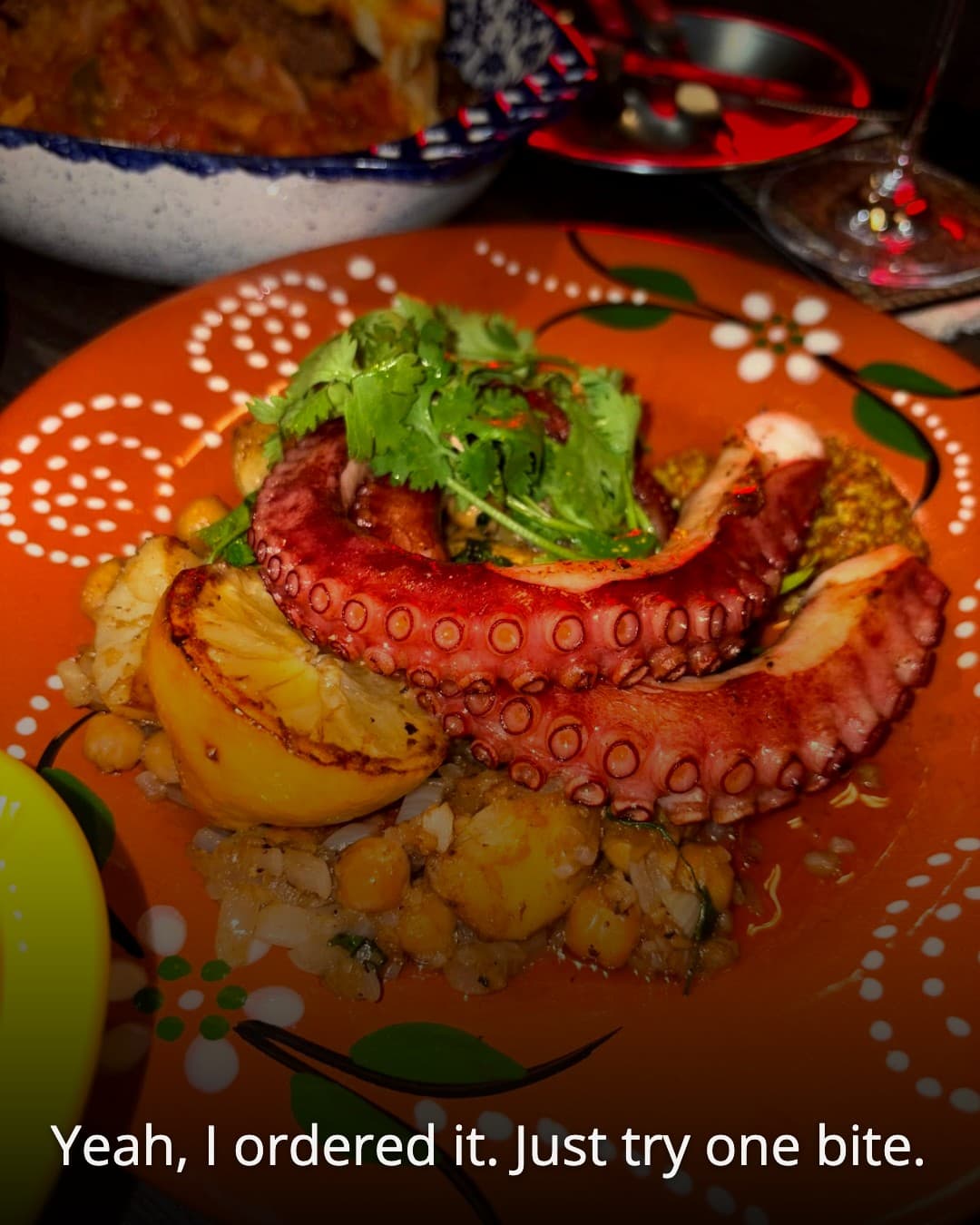 Bar 420 grilled octopus