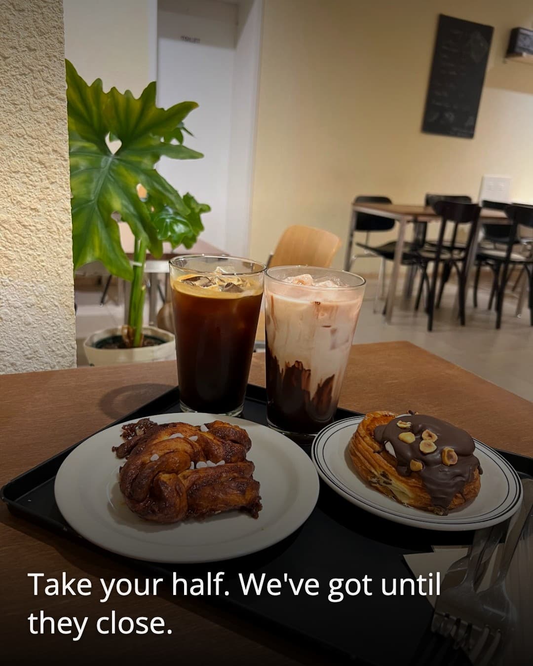 Conway Coffee shared pastries