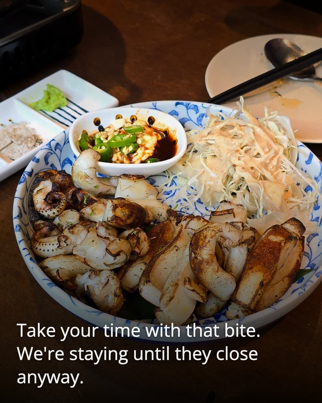 Jaruyaki Shinyongsan grilled seafood plate