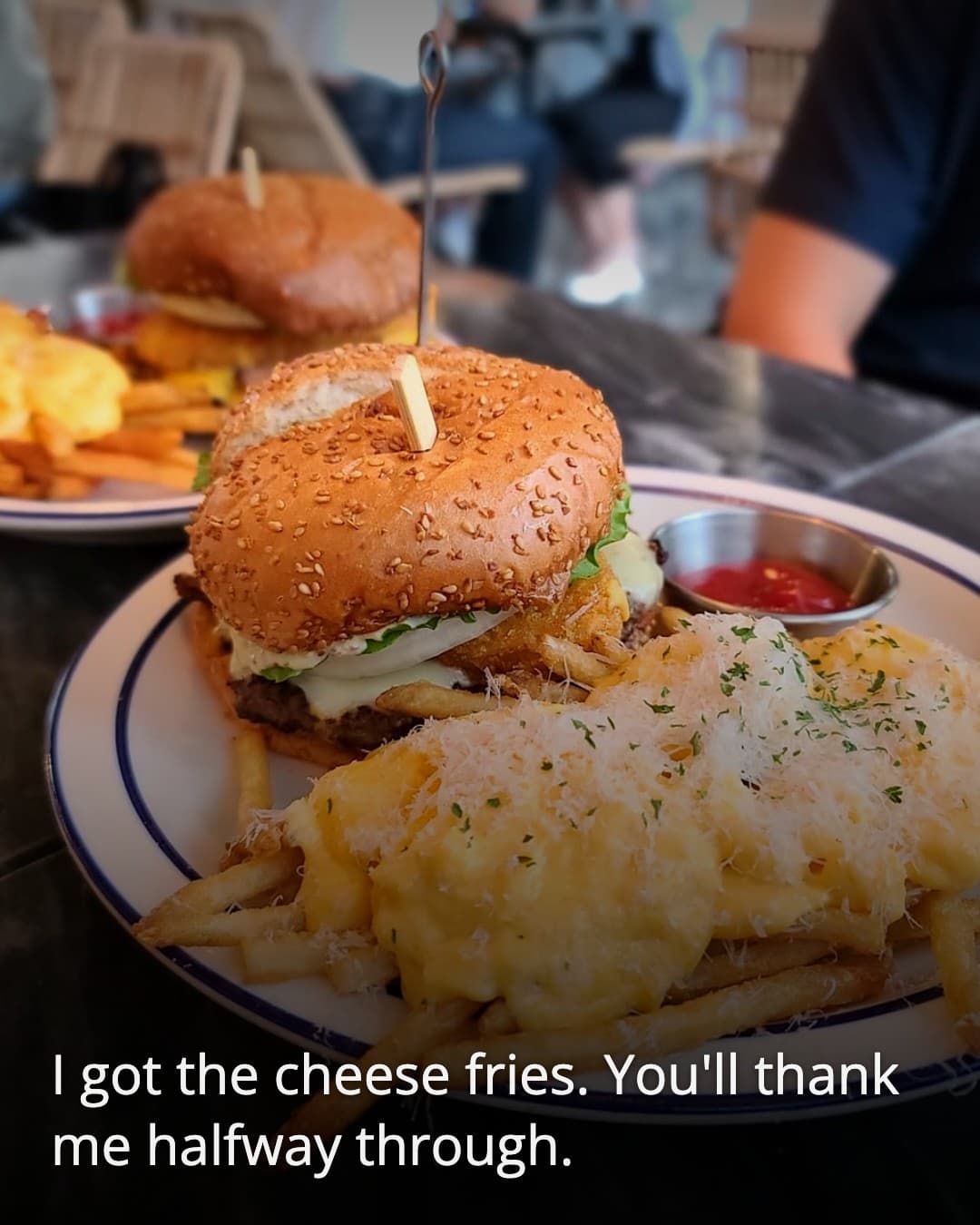 The 100(Baek) Terrace cheese fries