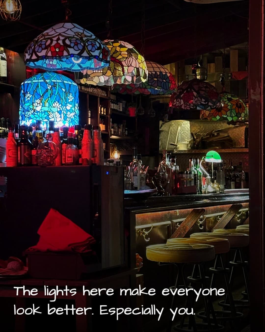 Bermuda vintage cocktail bar interior