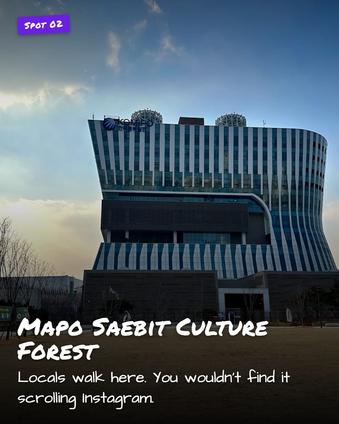 Mapo Saebit Culture Forest, 상수동