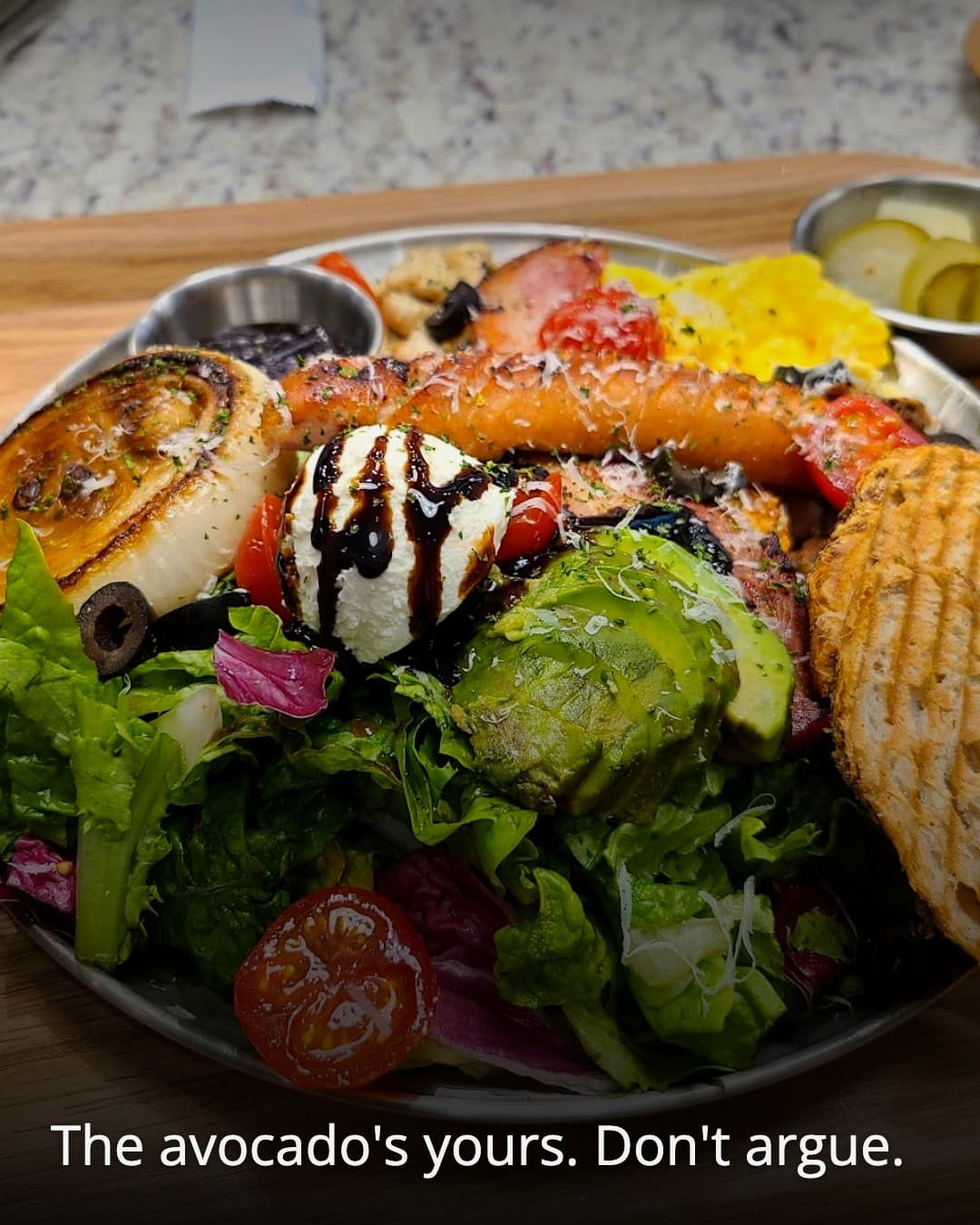 Brunch Bean brunch plate