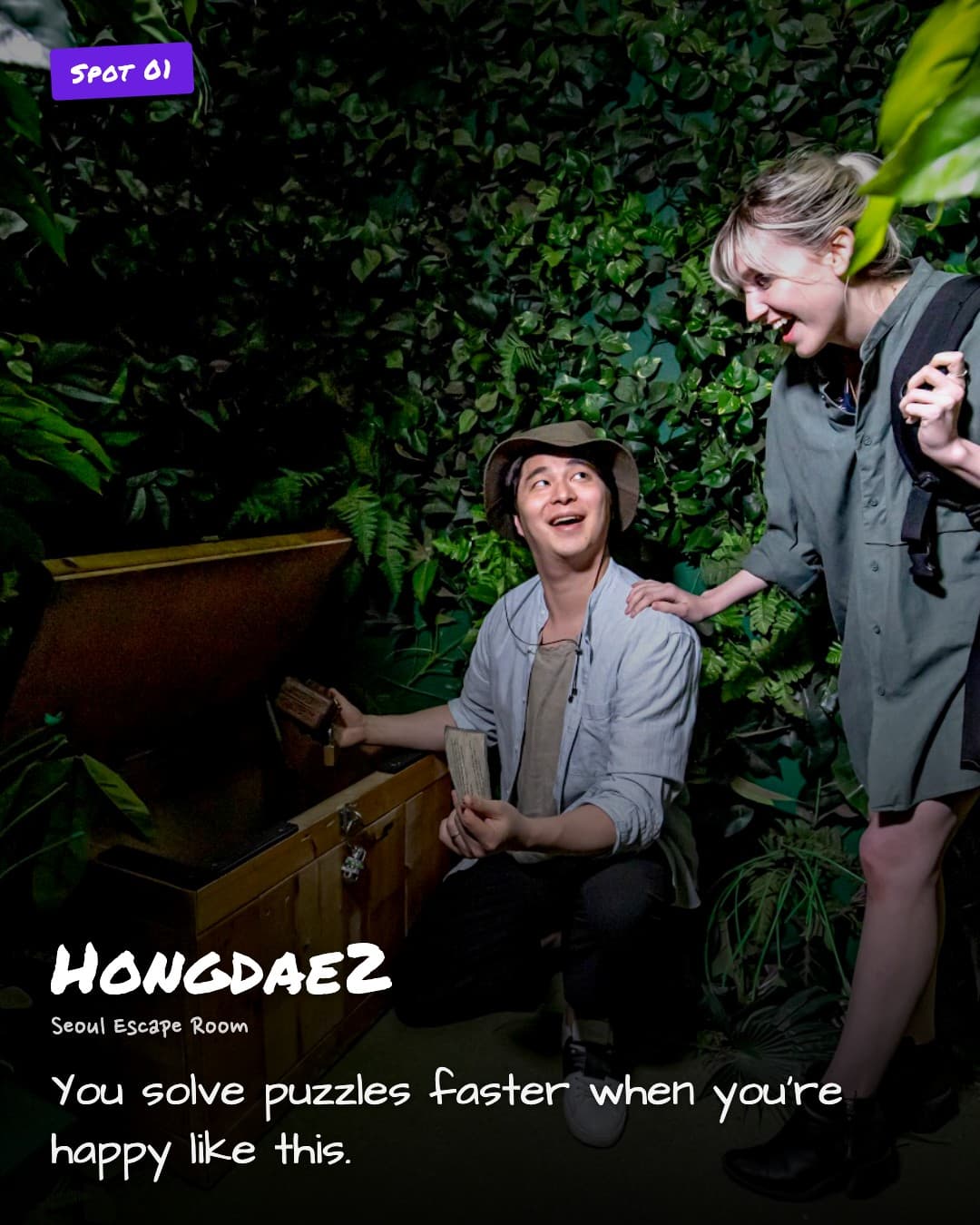 Hongdae2 escape room treasure chest puzzle