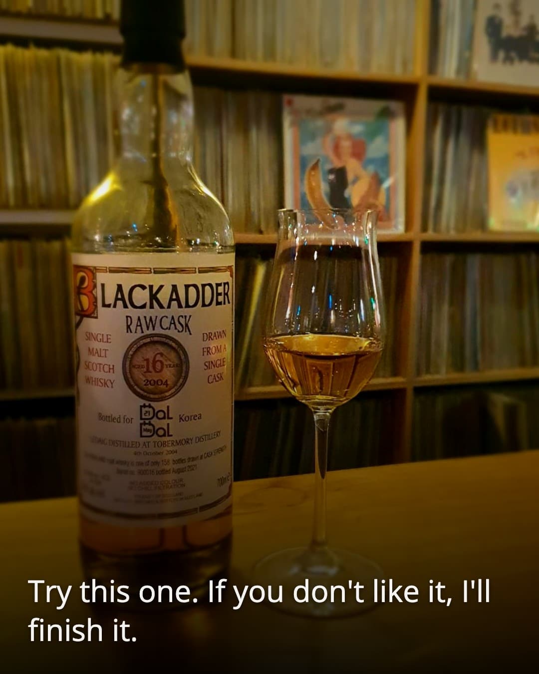 Seoul Record Pub whisky glass