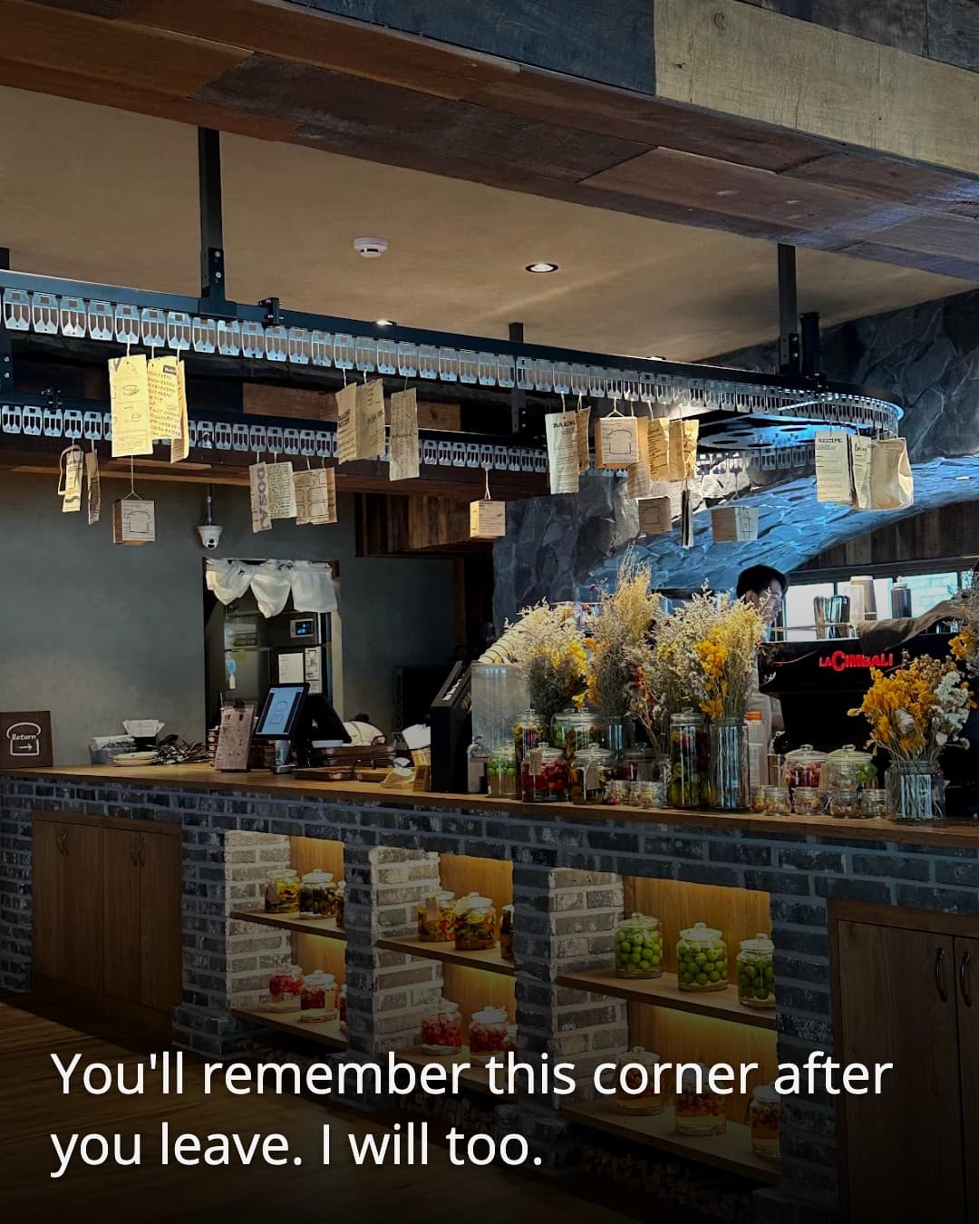 Standard Bread, order slips at counter