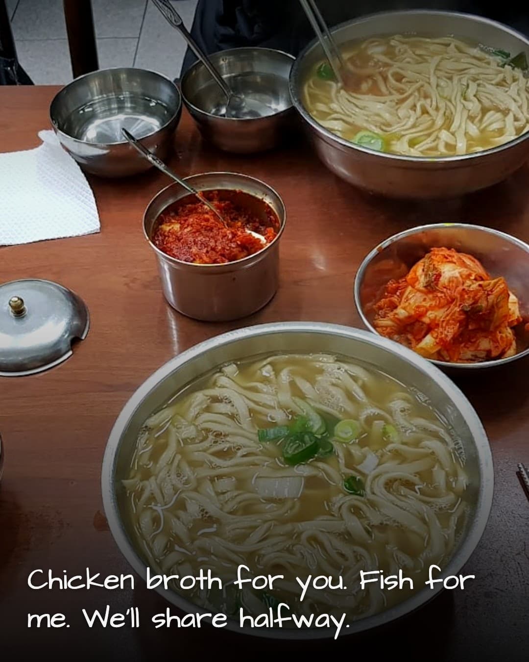 Hyeseong Kalguksu noodle bowls
