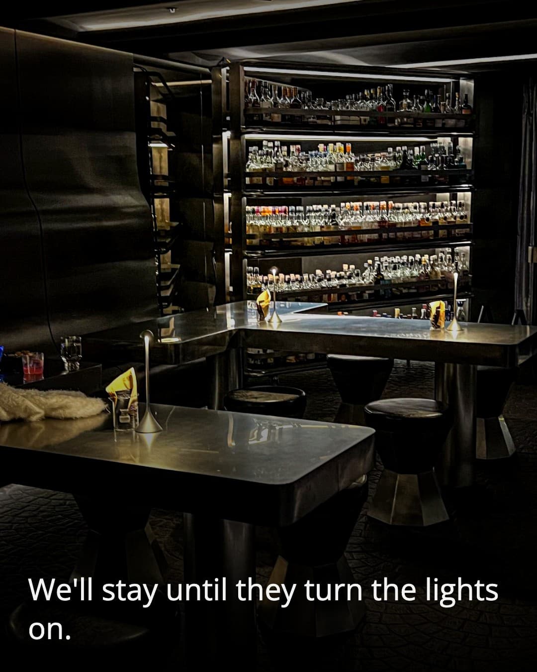 The Mix Lab, quiet bar interior