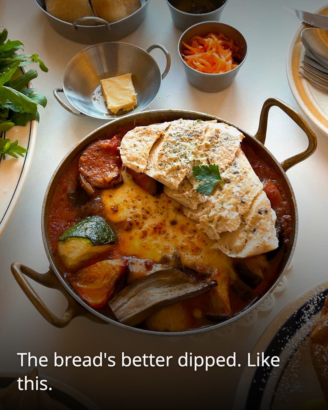 Katto, shared skillet dish