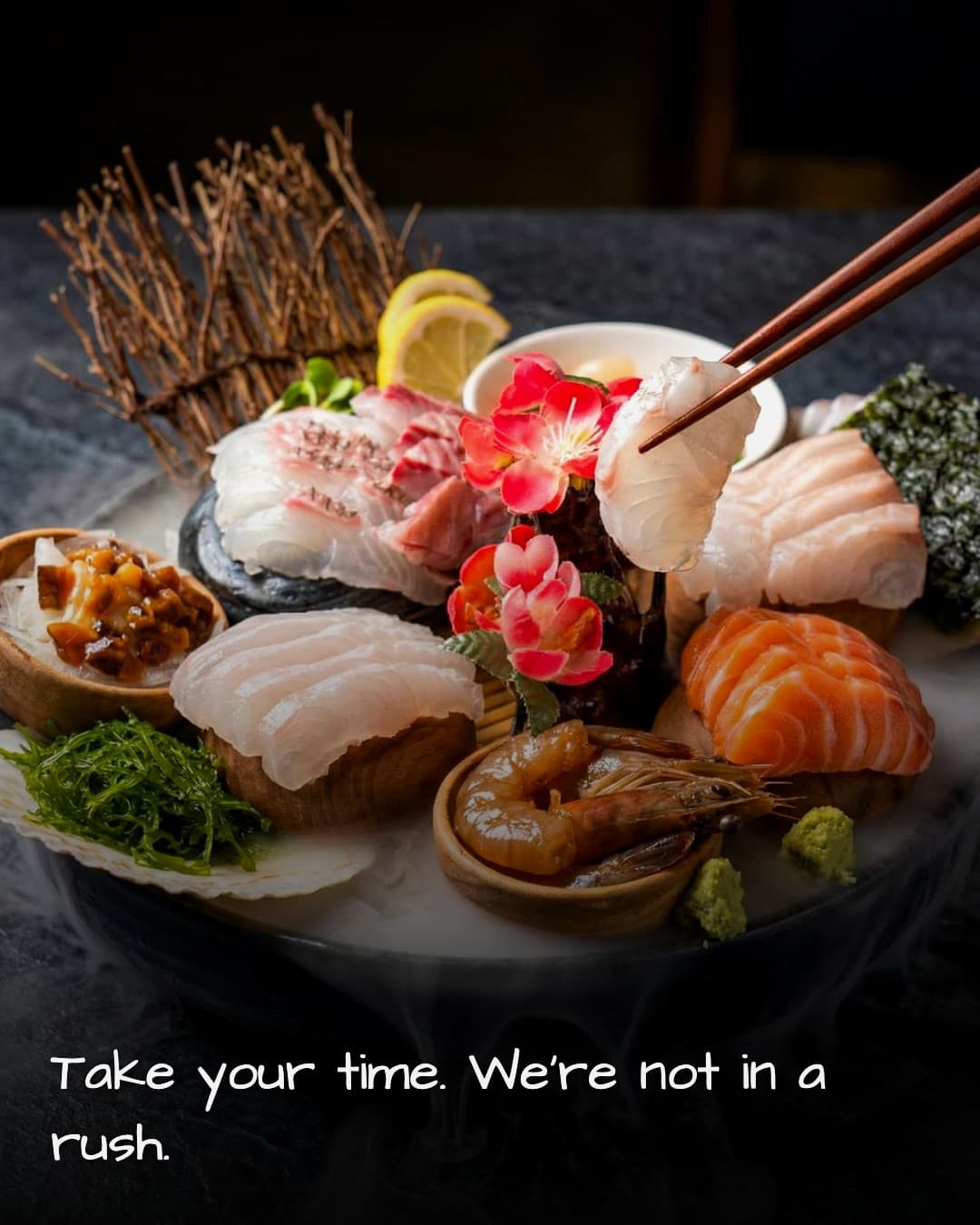Yobi sashimi platter