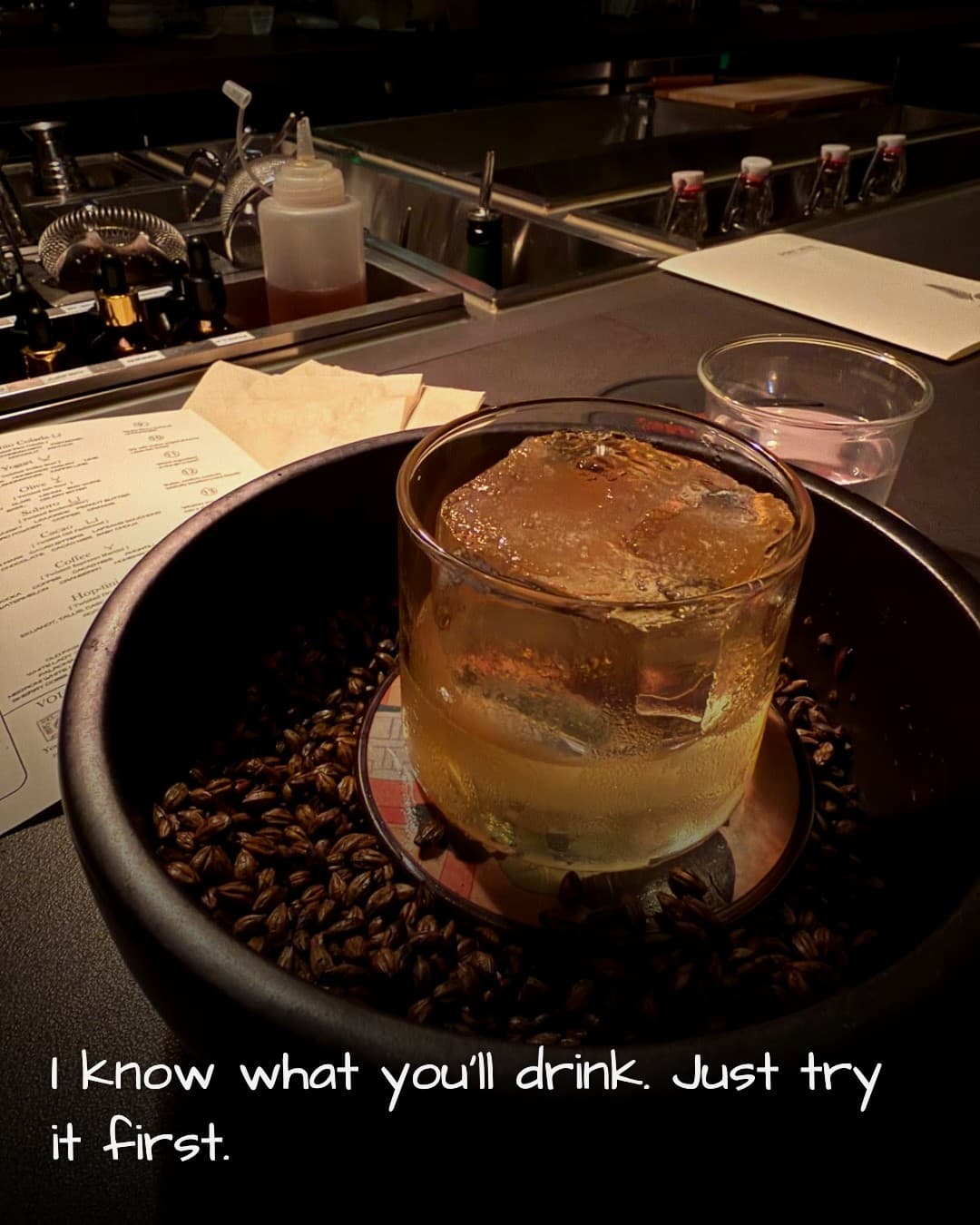 Pine & Co single cocktail glass