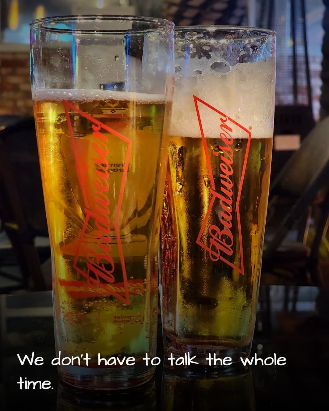 Ellui Bistro beer glasses