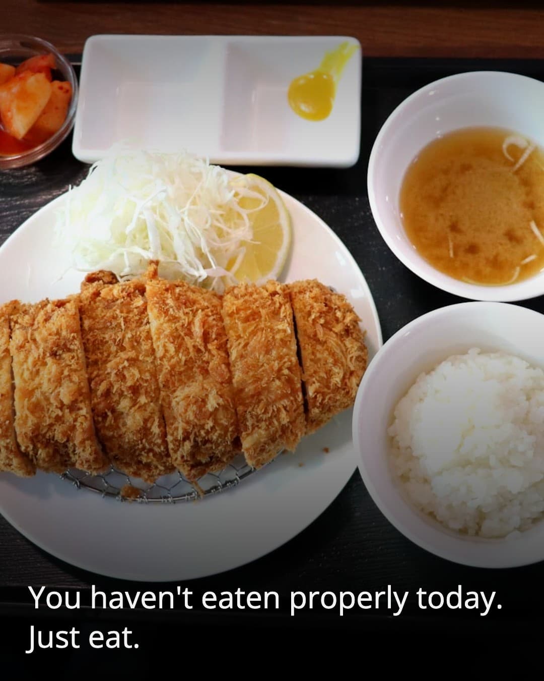 Donbugag tonkatsu set