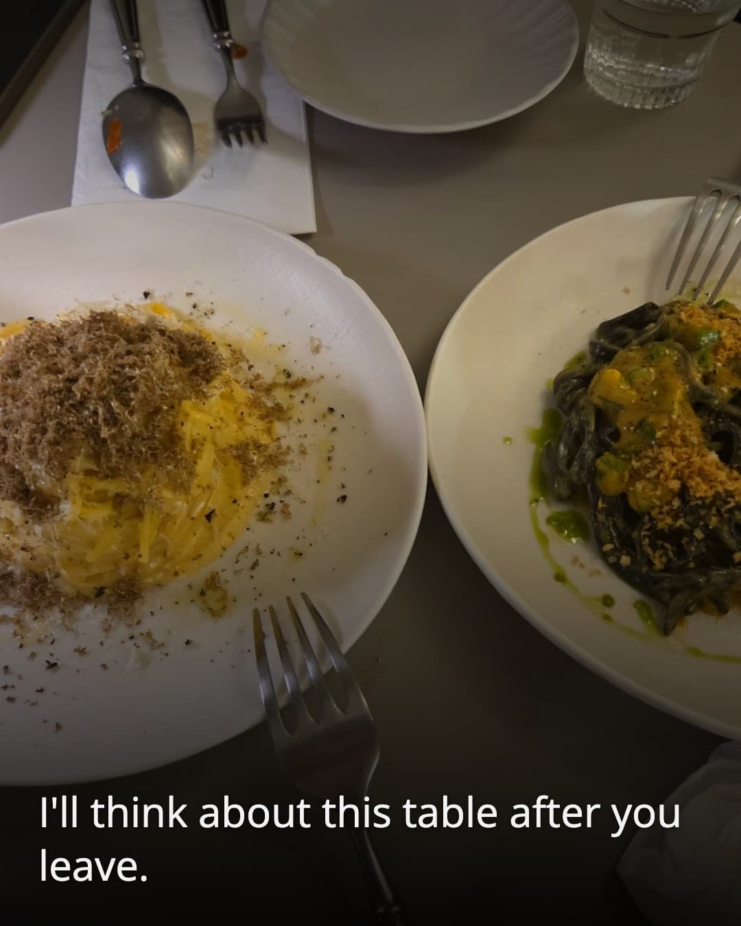 Osteria Iaad finished pasta plates