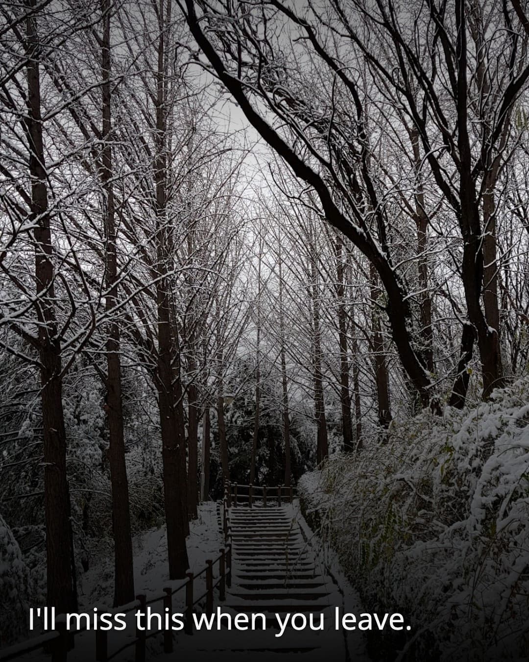 Daehyeonsan Park stairway