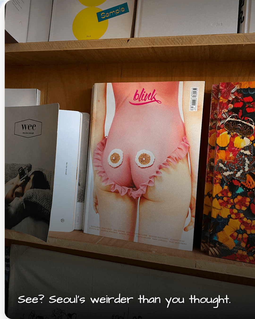 Storage Book & Film, edgy magazine cover