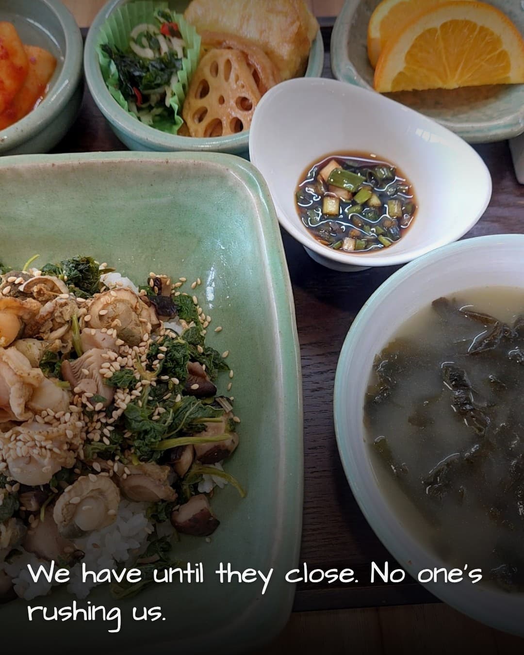 Seochon Nugak mushroom rice