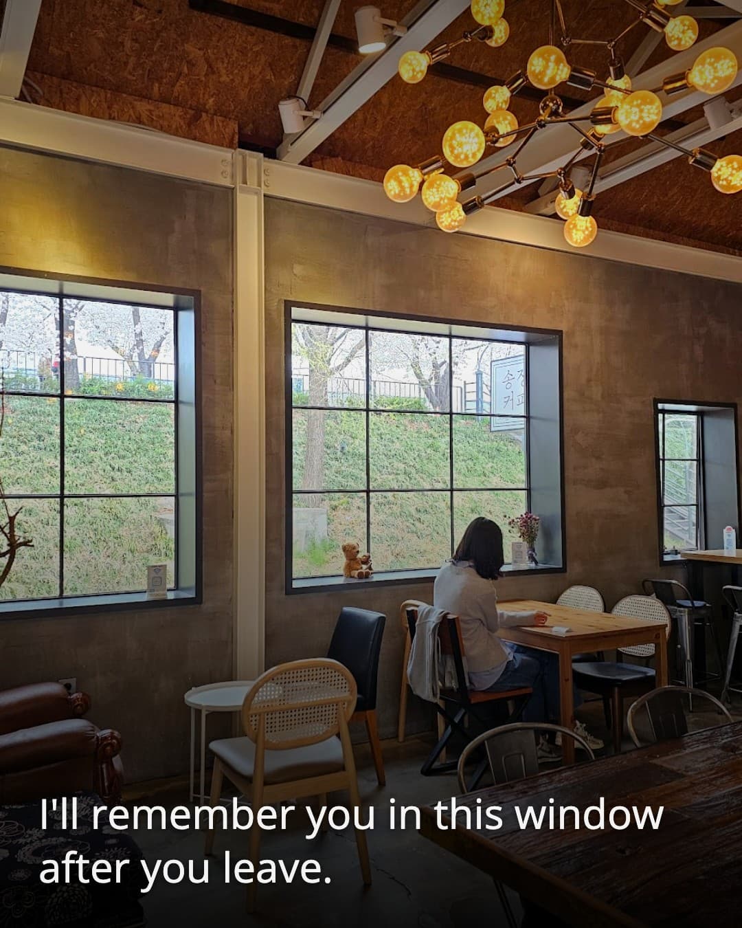 Songjeong Coffee window seat