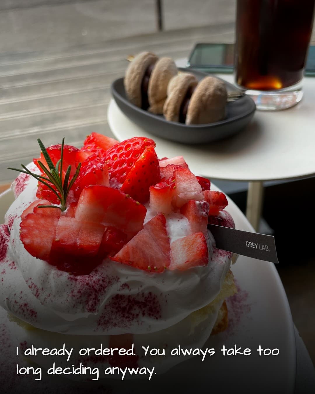 Greylab strawberry cake