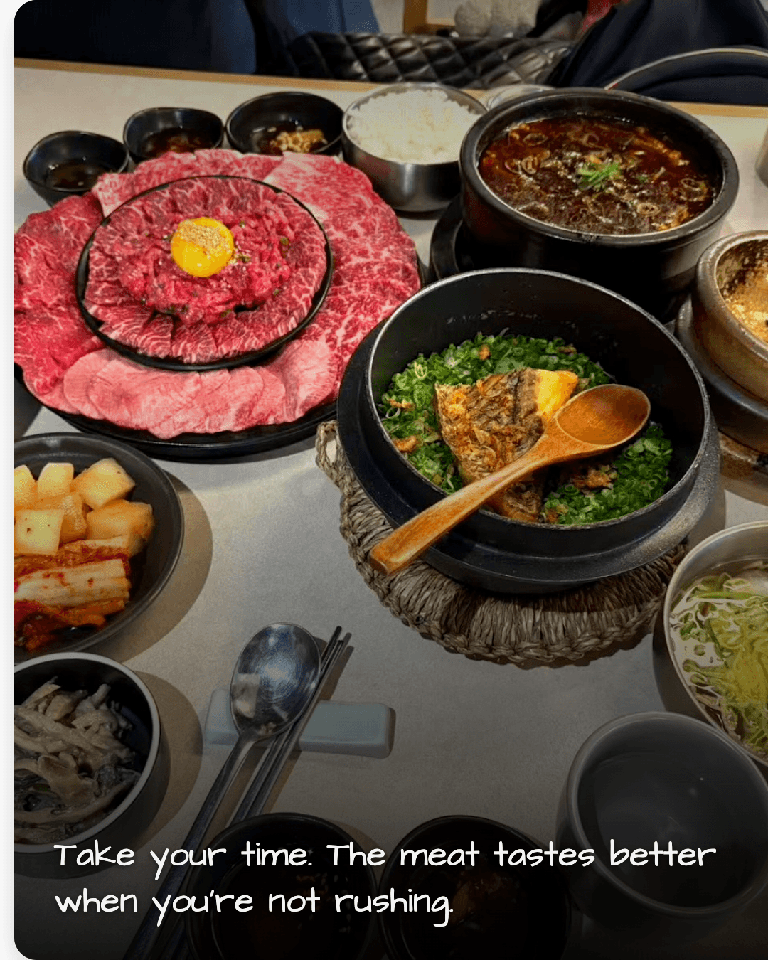 Hanamdong Euljiro raw beef platter