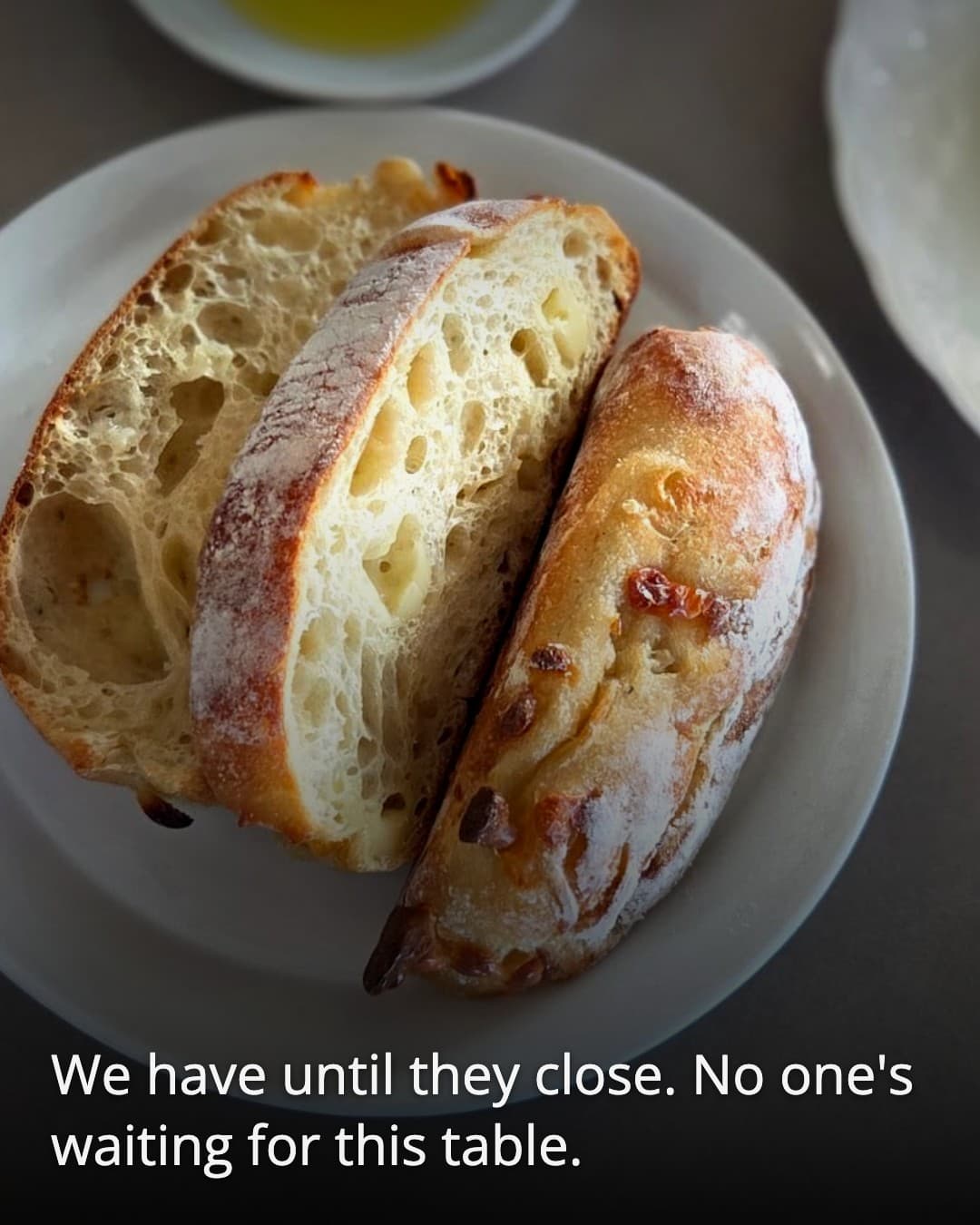 Artisan Croissant bread plate