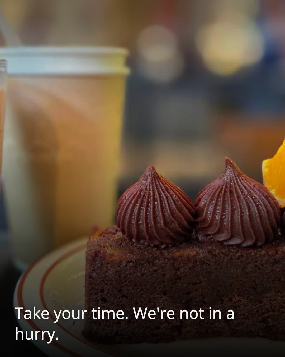 Daelim Changgo table with drinks and dessert