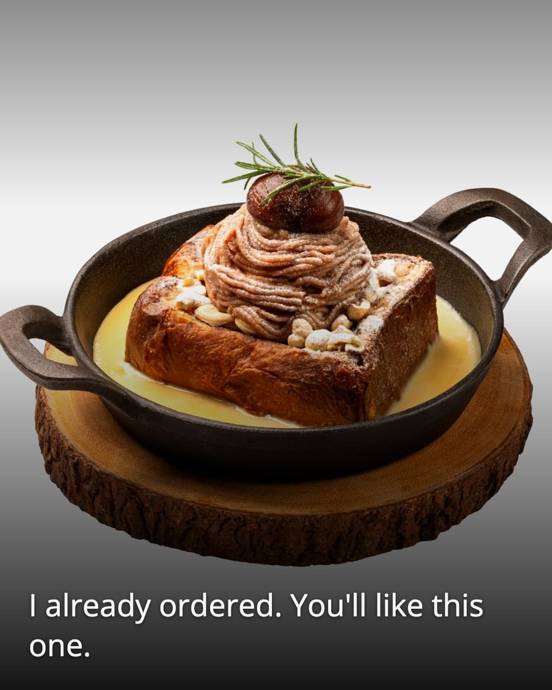 Standard Bread, mont blanc toast