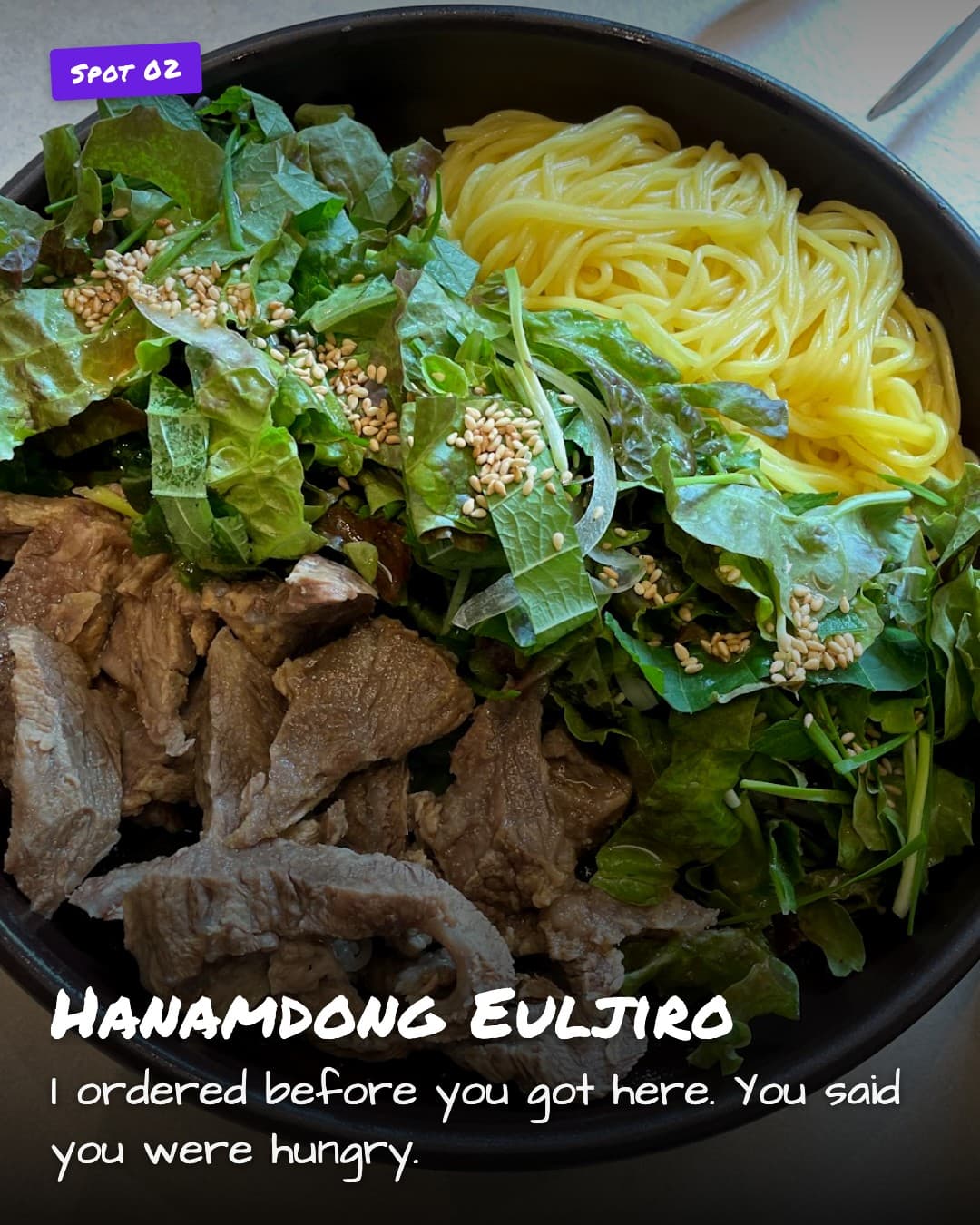 Hanamdong Euljiro bibim noodles