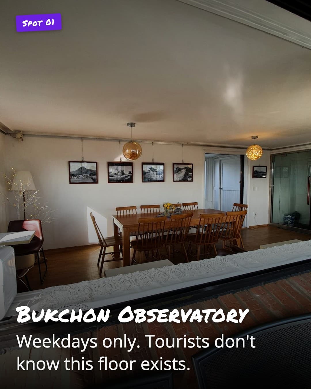 Bukchon Observatory hanok interior