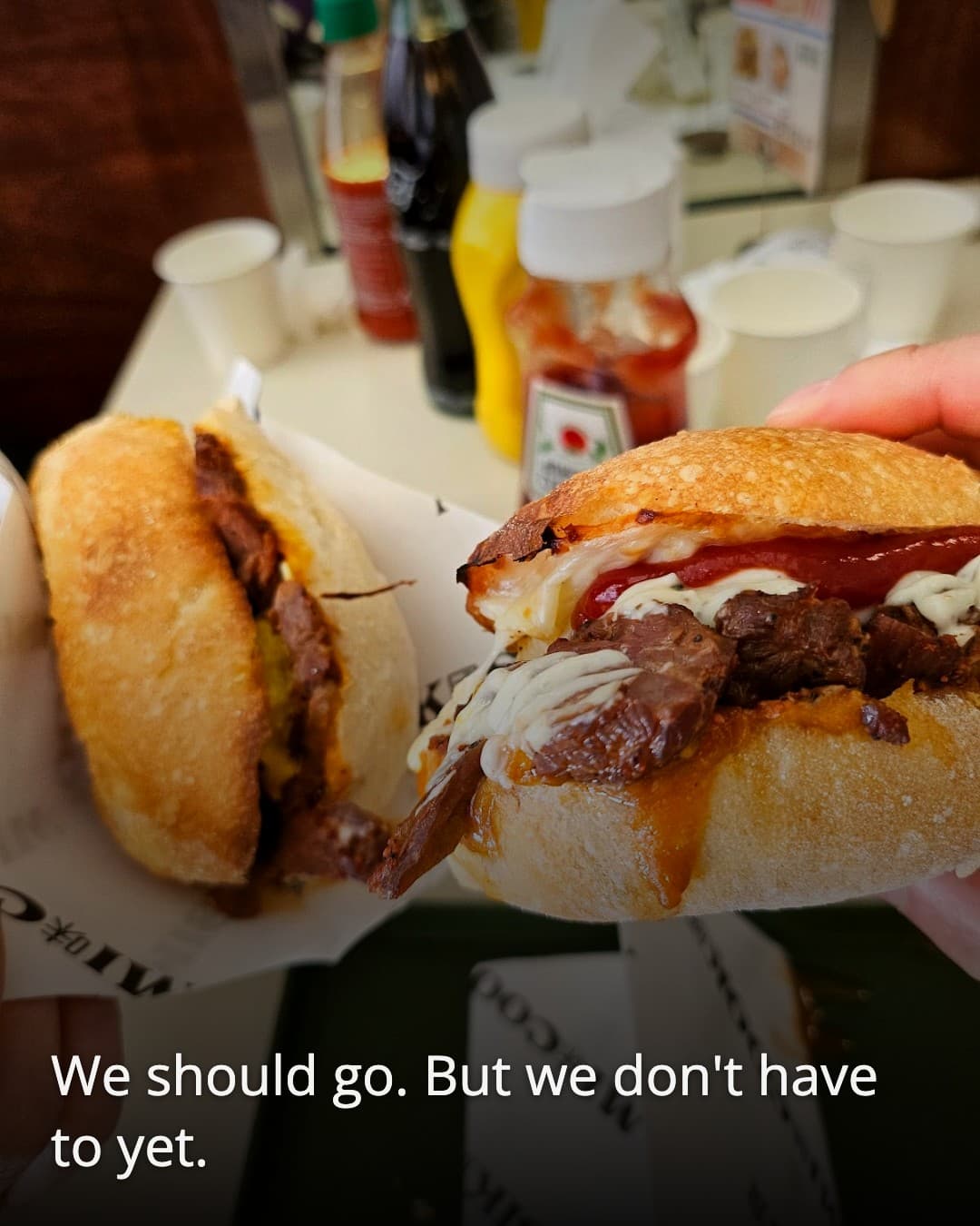 Micooksik Sindang shared burger moment