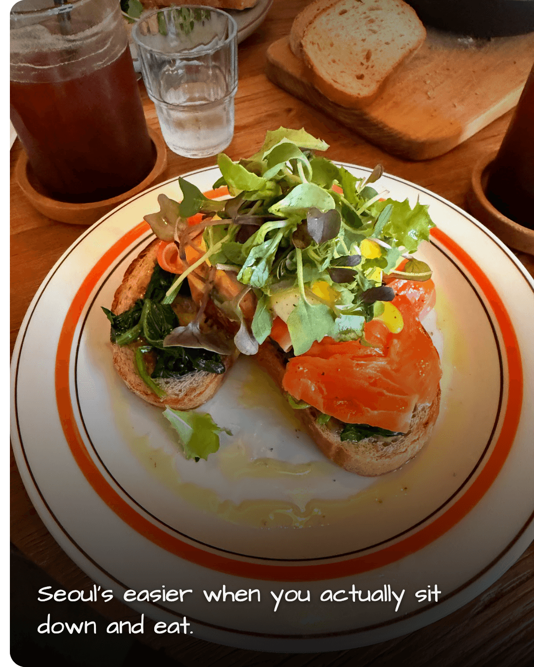 Photosynthetic Cafe salmon toast